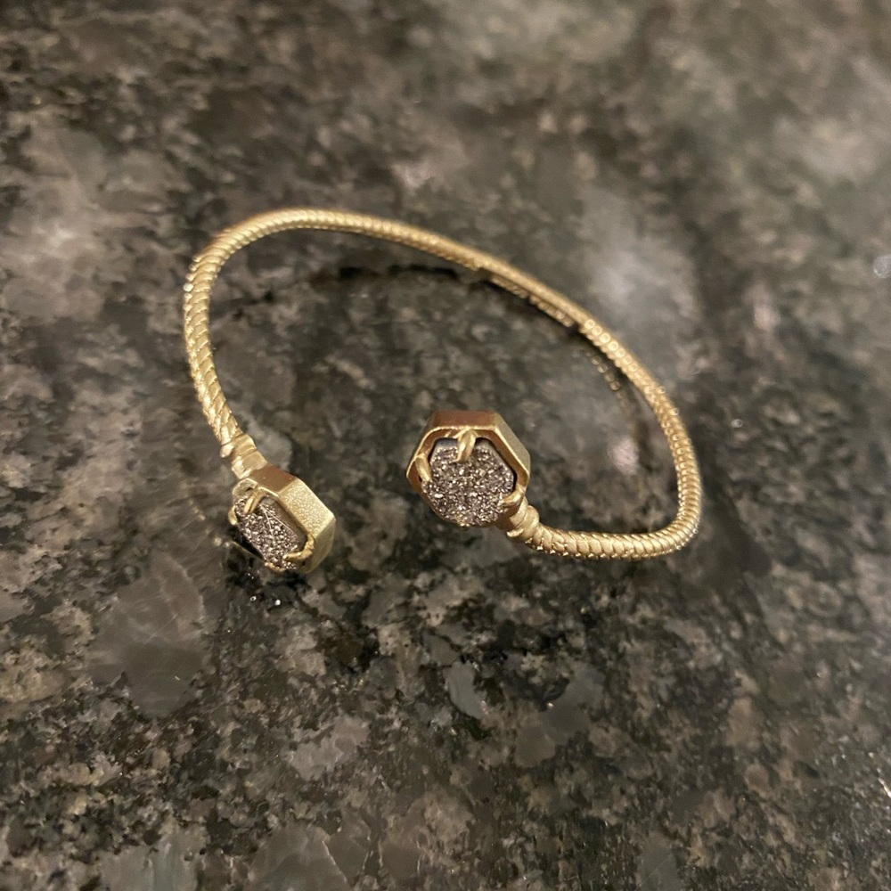 Kendra Scott Stone Gold Cuff Bracelet